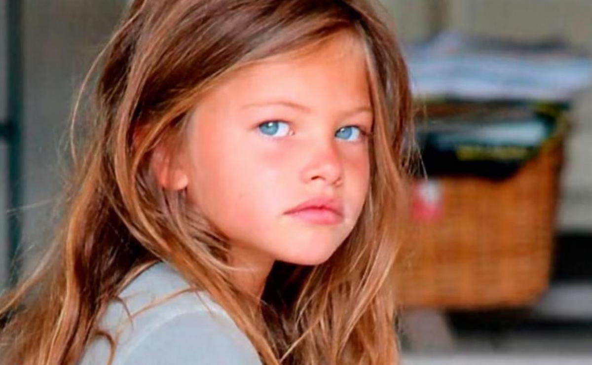 Thylane Léna-Rose Blondeau a los 4 años.