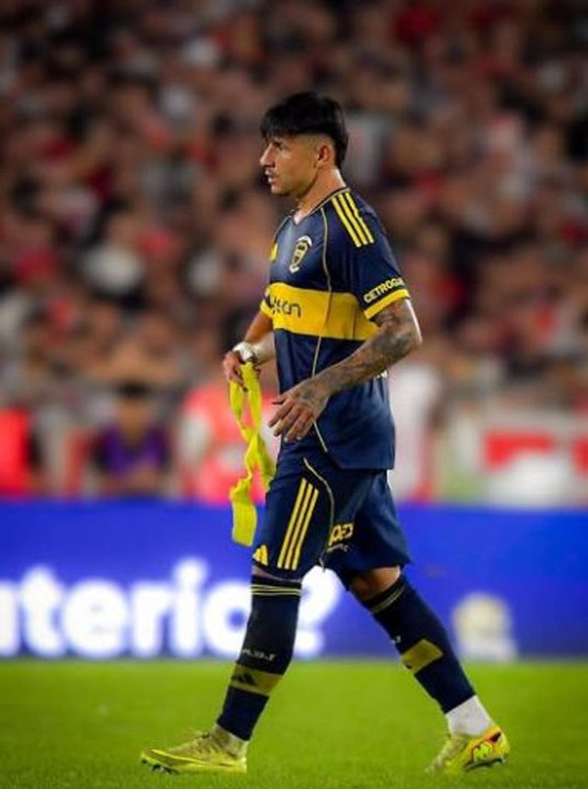 Adam Bareiro, delantero que no puede jugar en Boca desde mayo por diversas lesiones.