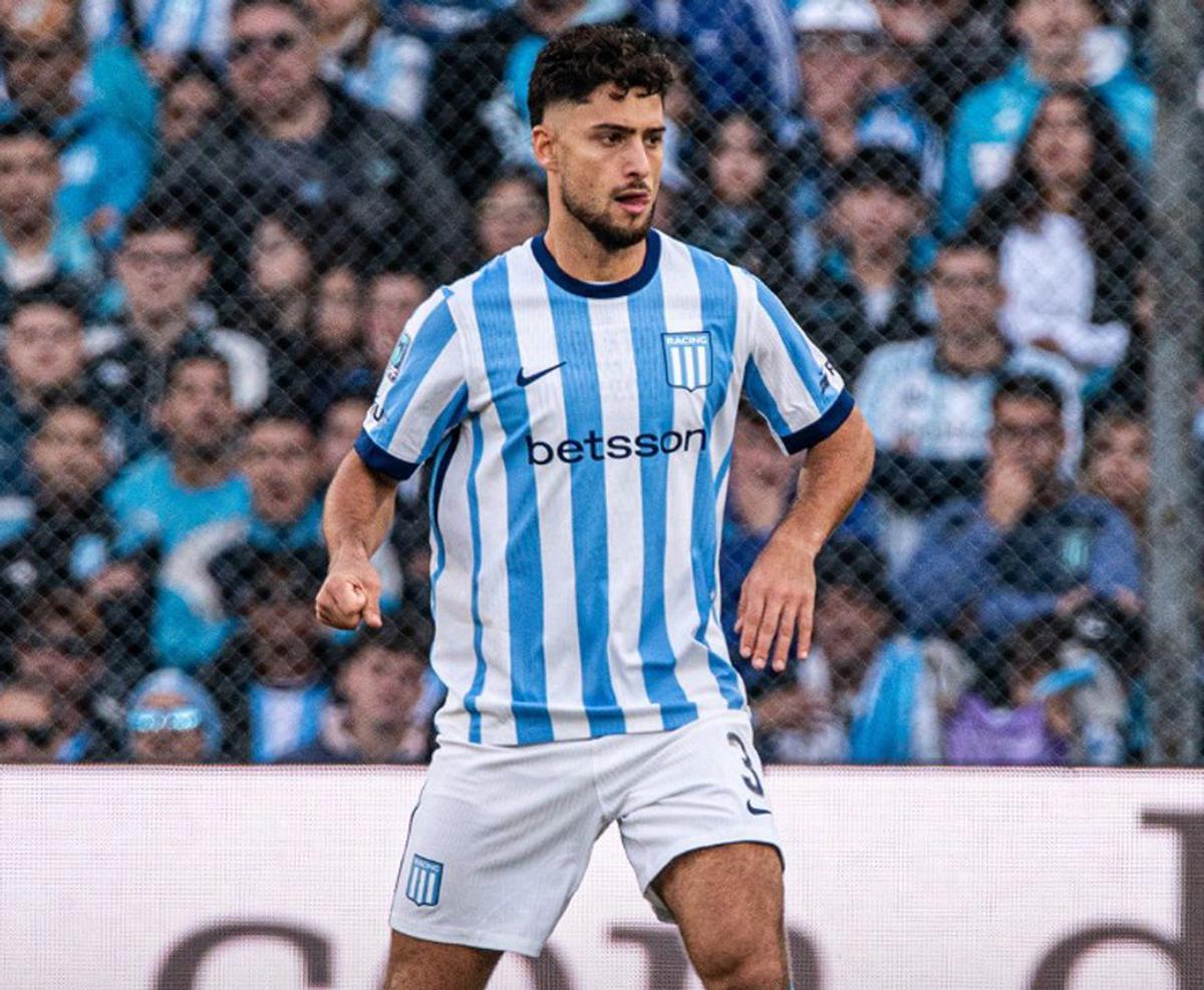 Marco Di Césare sufrió una fractura del peroné del tobillo derecho. (X: @RacingClub)