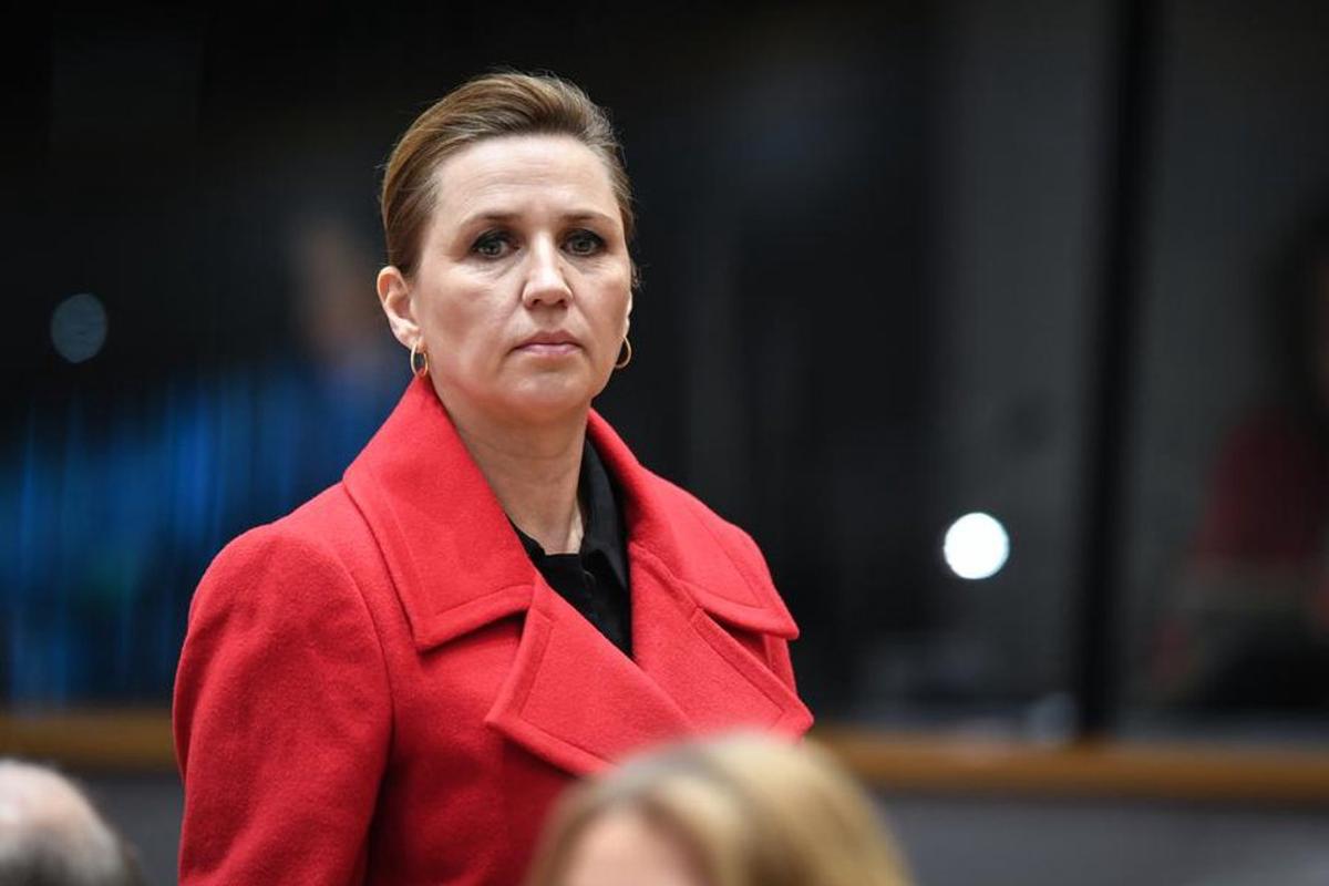 La primera ministra danesa, Mette Frederiksen.