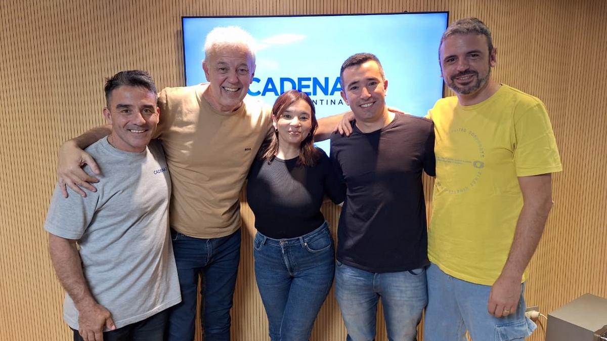 Lucas Botta, en los estudios de Cadena 3.