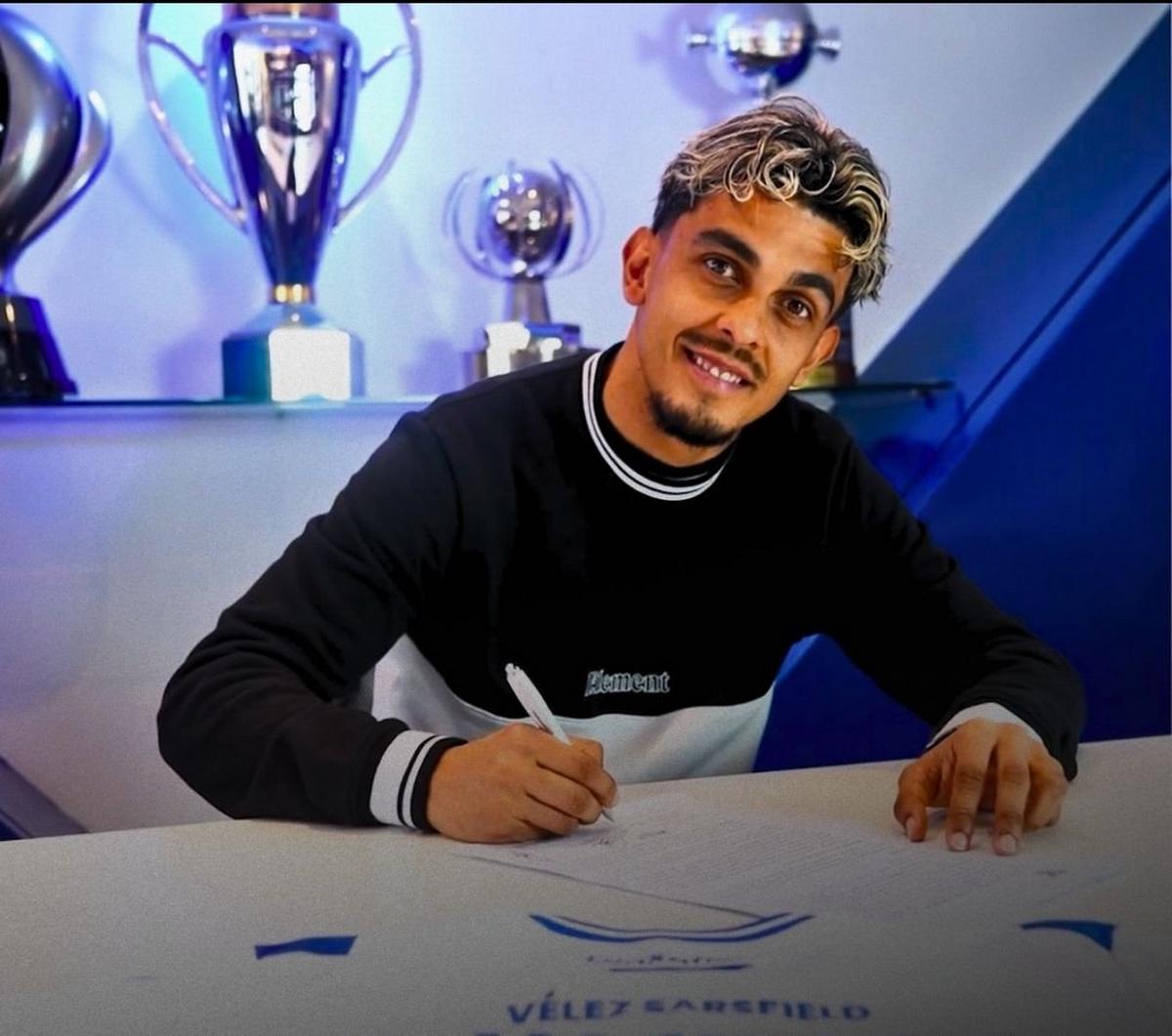 El paraguayo firmó en Vélez
