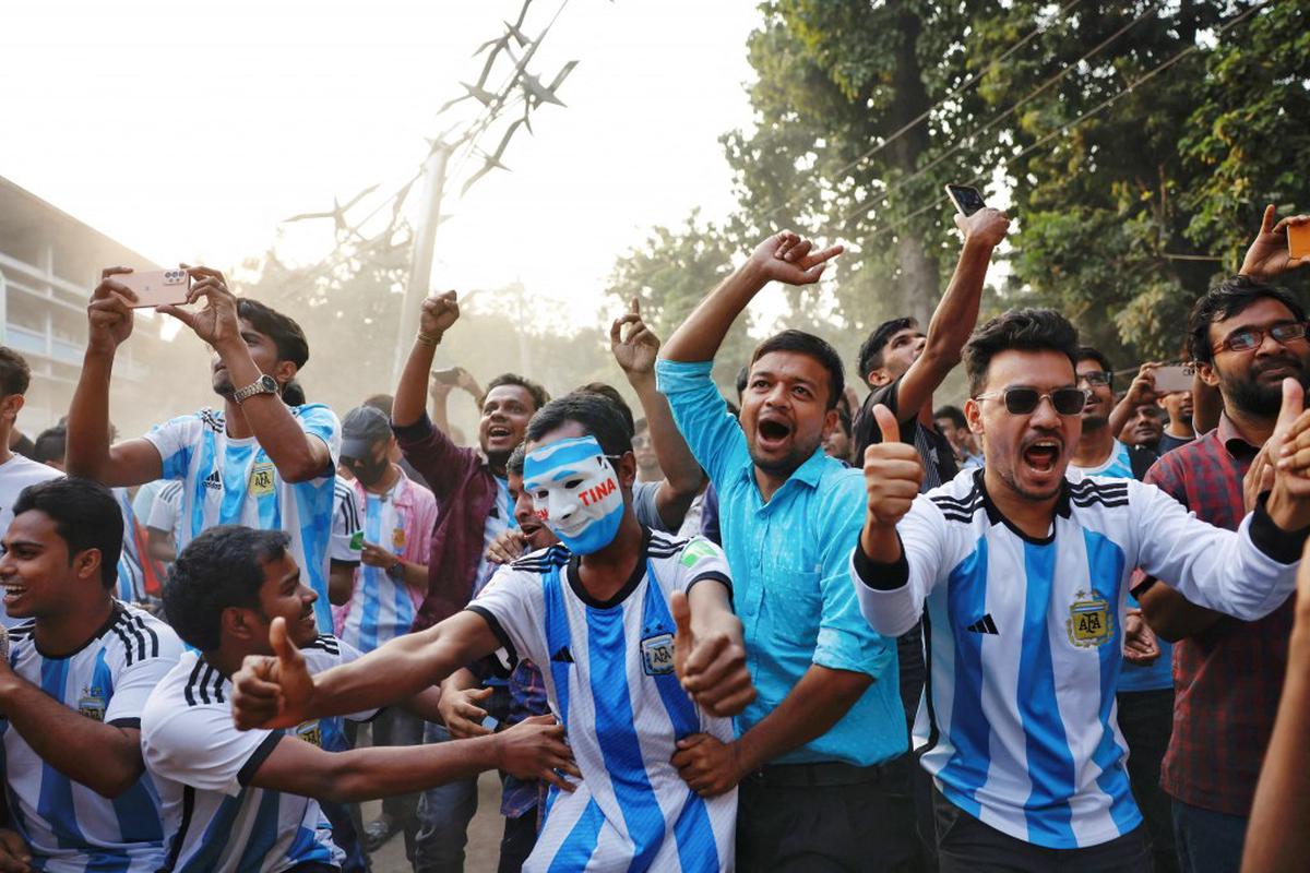 Bangladesh vibró con la Selección Argentina.