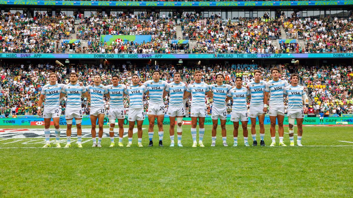 Los Pumas 7s. Foto: Agencia NA.