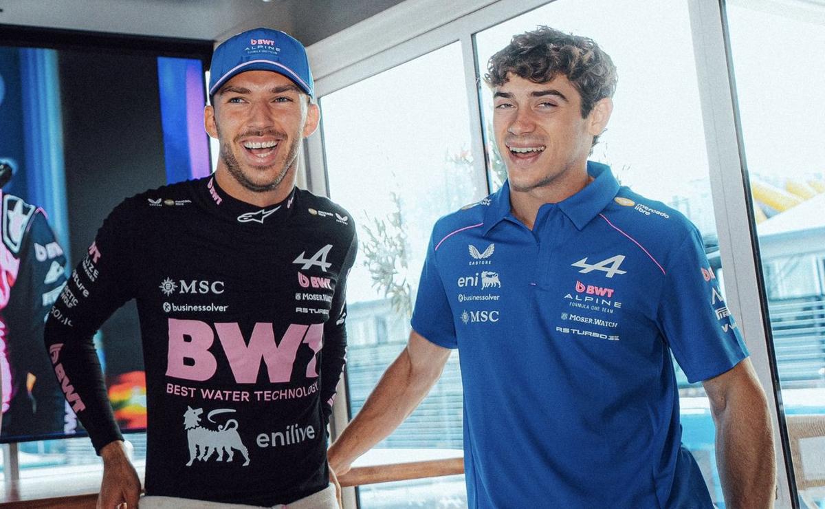 Gasly y Colapinto, los pilotos de Alpine.