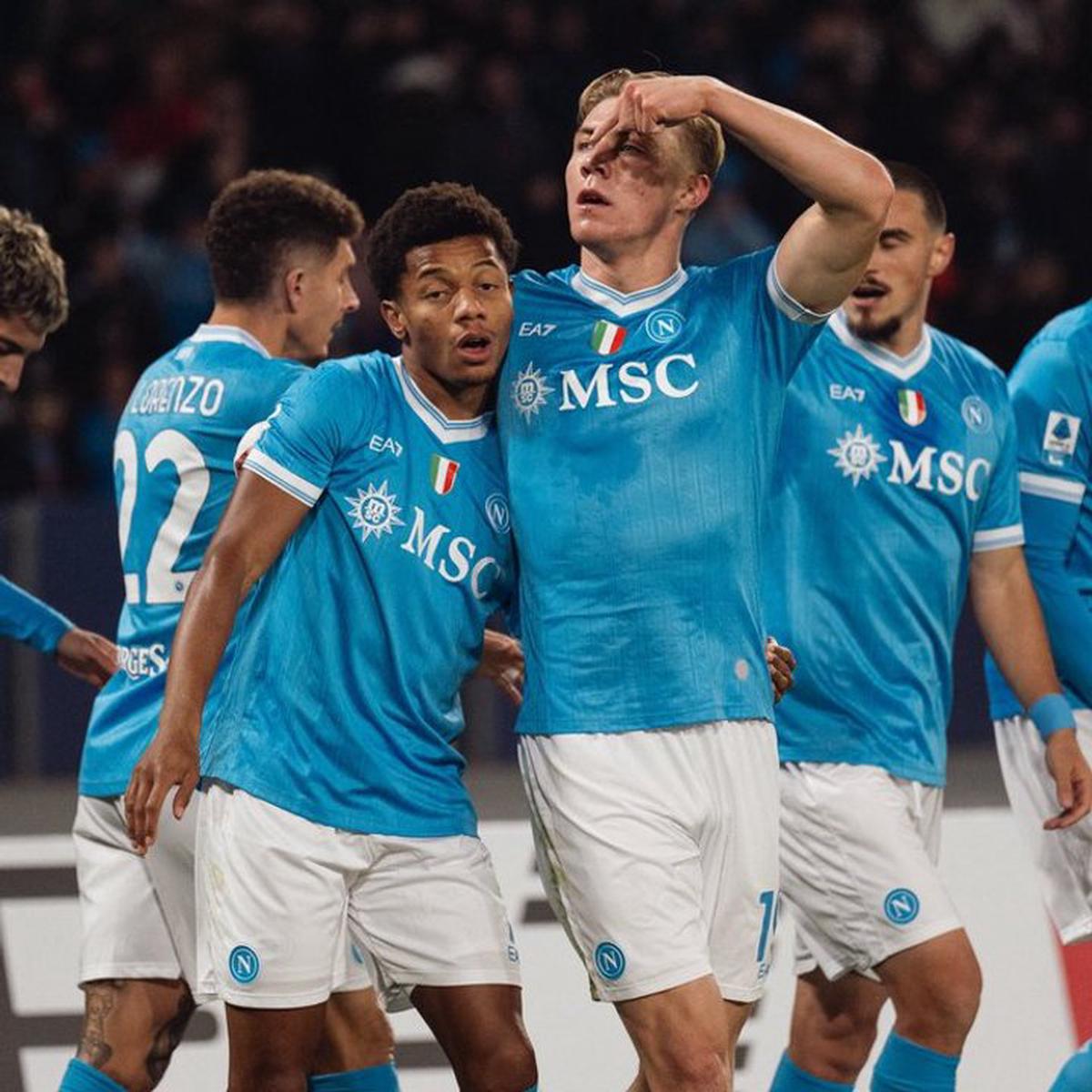 Napoli venció a la Juventus y es nuevo líder de la Serie A. Foto: Agencia NA (@sscnapoli).