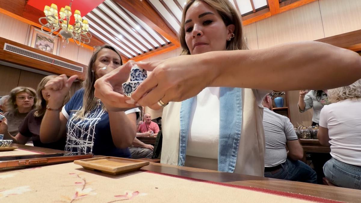 La ceremonia del té, parte de la idiosincrasia de China.
