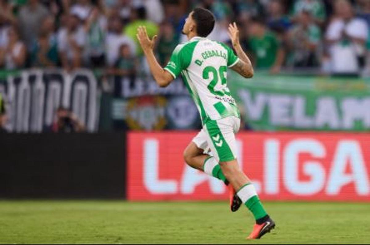 Abde Ezzalzouli festeja el único gol del partido.