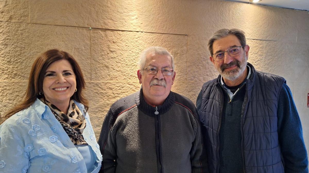 Rolando Lucero, en los estudios de Cadena 3 en Mendoza.