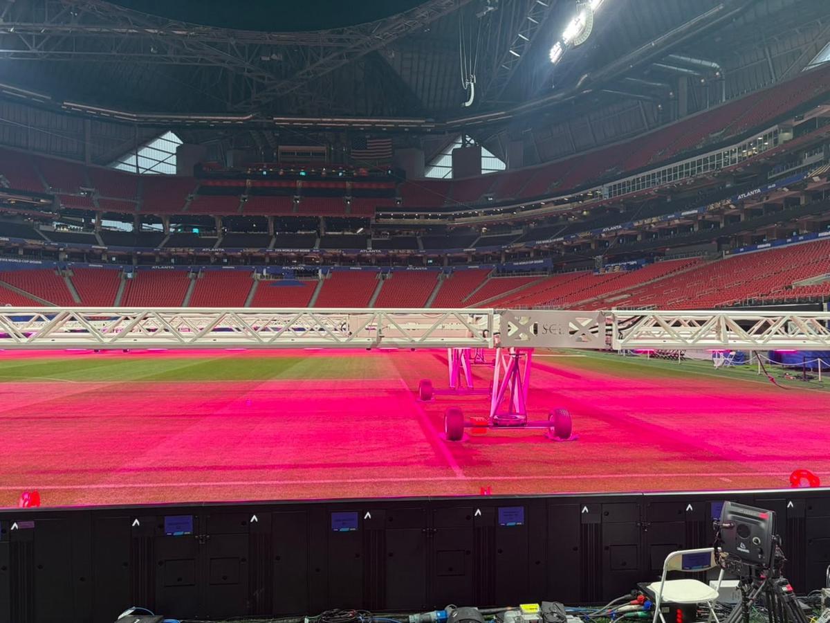 El imponente estadio de Atlanta que albergará el duelo de octavos este martes.