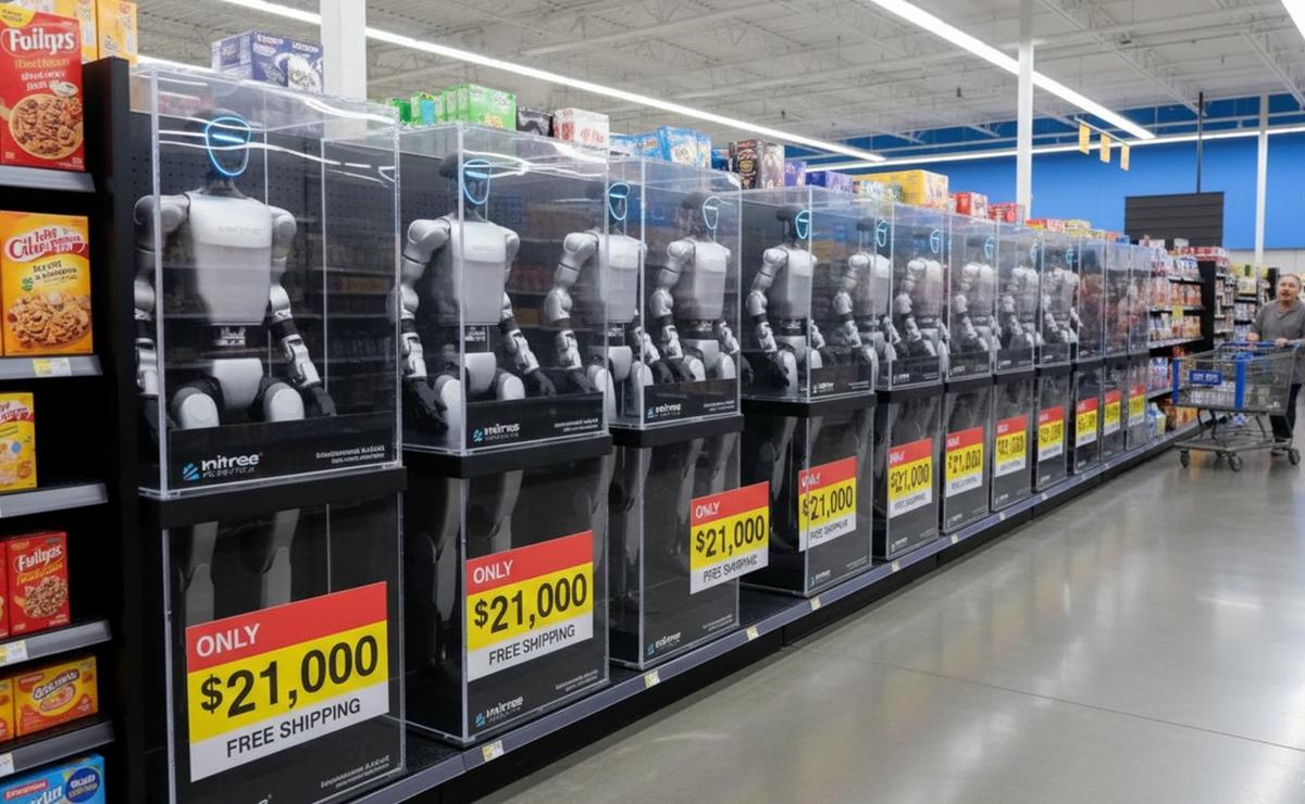 El Unitree G1, disponible al público (Imagen creada con IA por Leo Castellano).