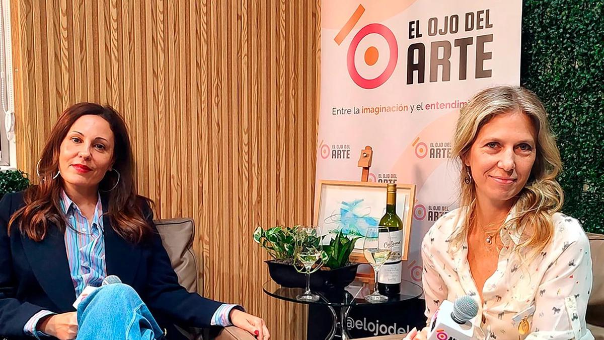 Gisela Asmundo, directora de El Ojo del Arte, y María Paula Zacharías, conductora del programa radial.