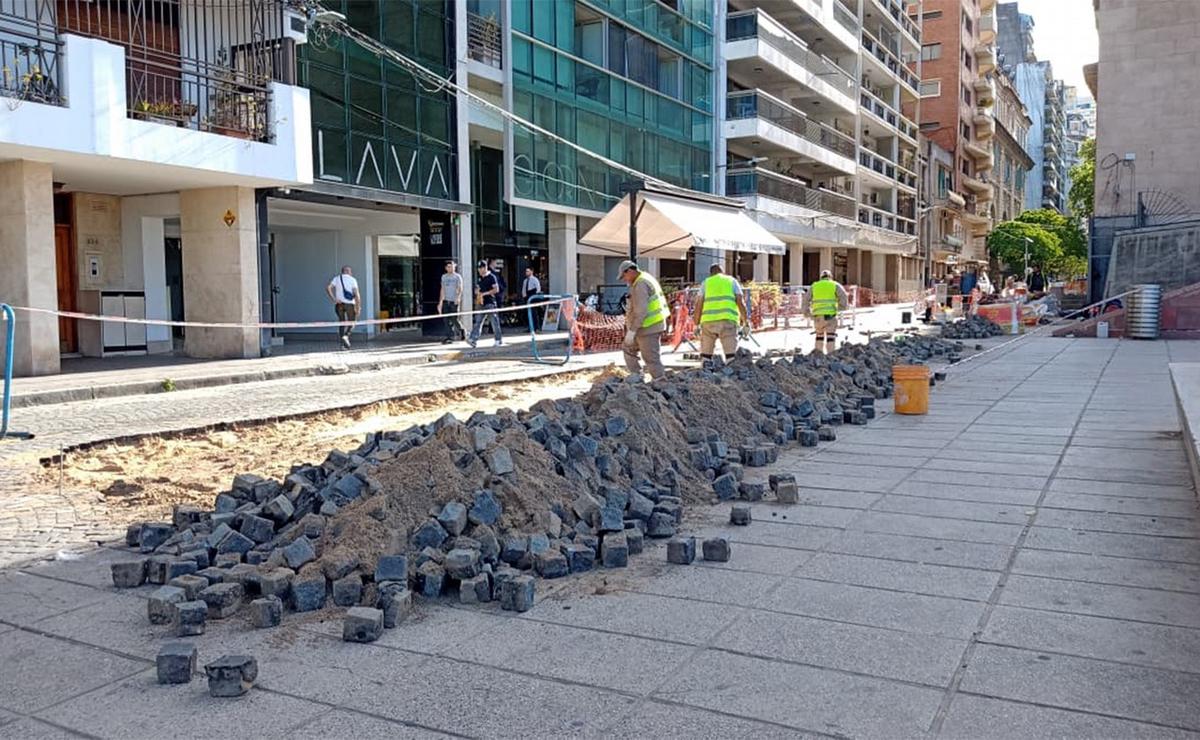 Rosario: obras en la zona del Monumento, calles cortadas y tránsido reordenado. 