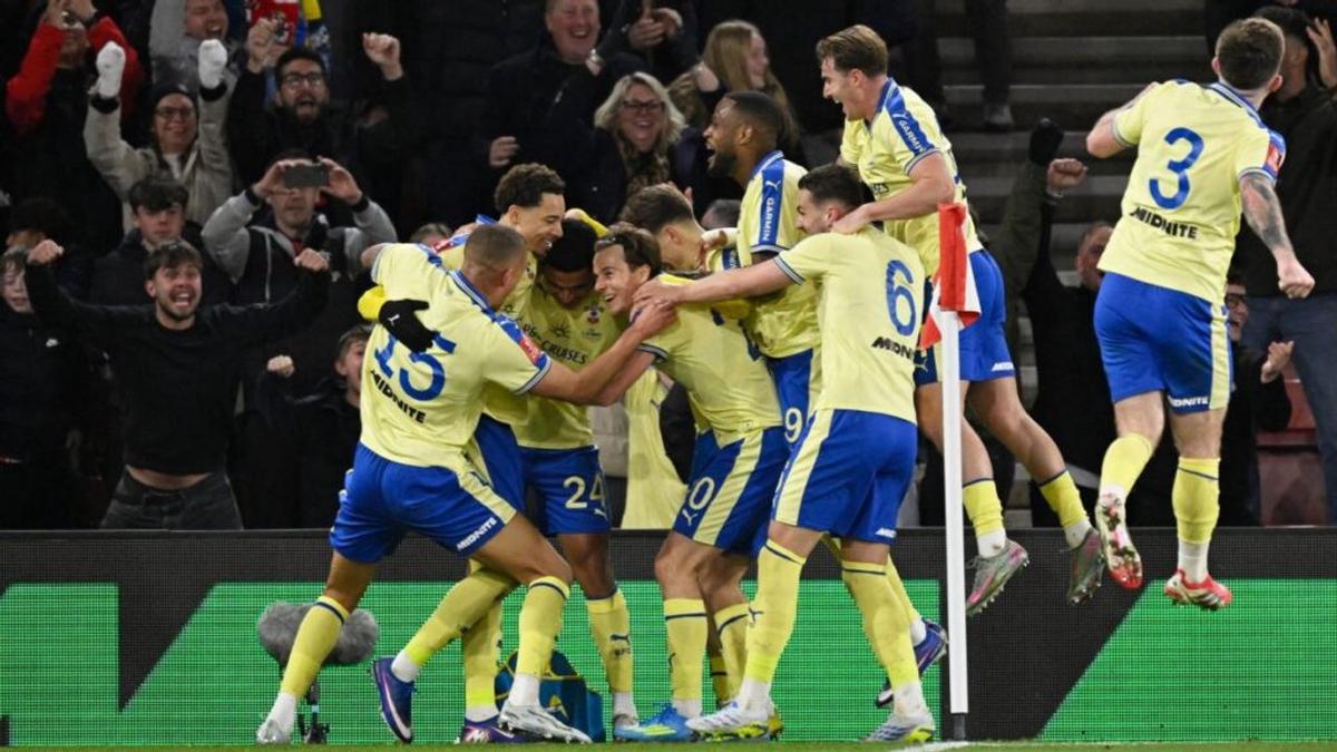 El Southampton dio la sorpresa en la FA Cup.