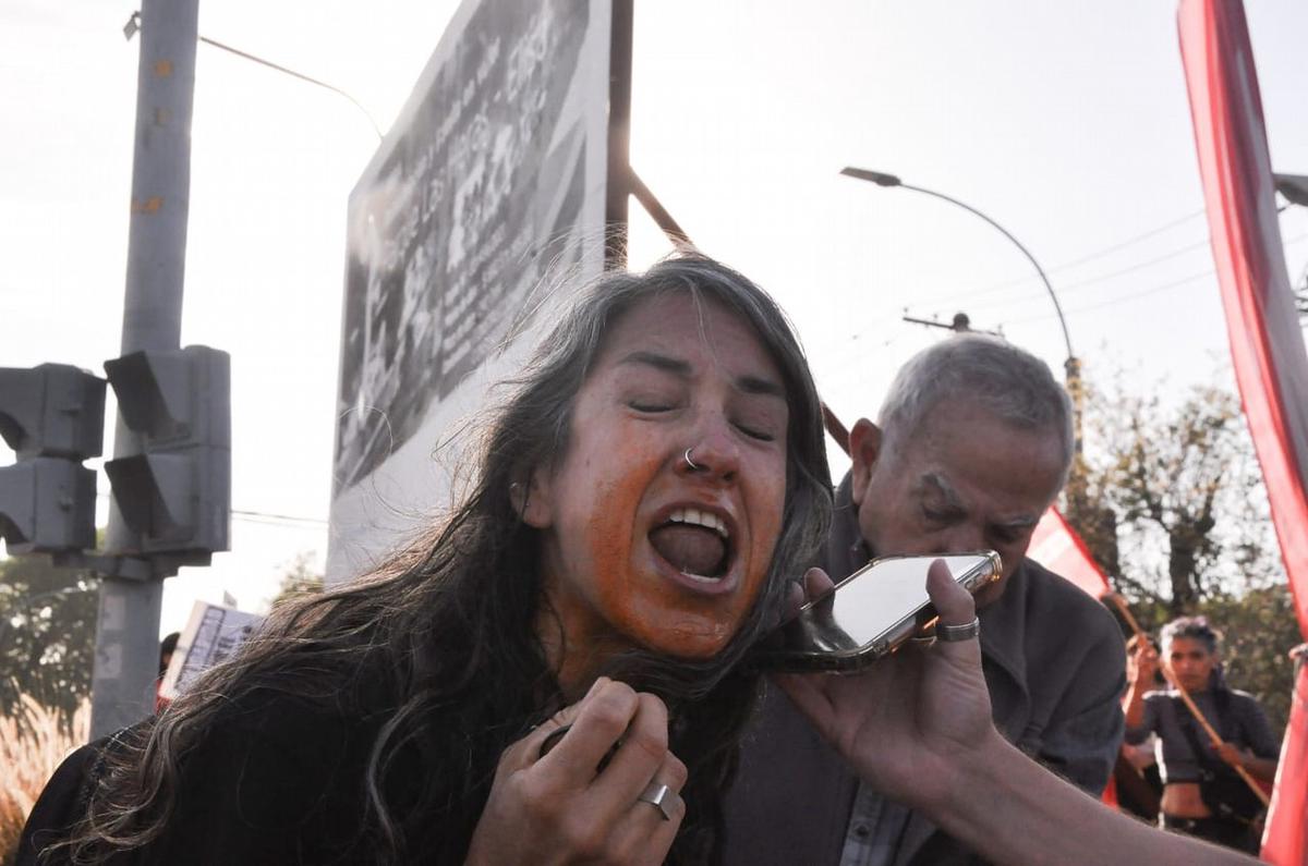Incidentes en el Puente Centenario de Córdoba.