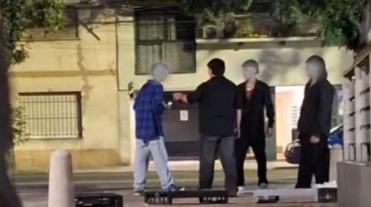 Imágenes de la pelea