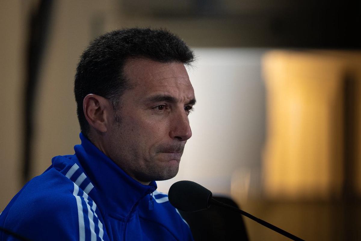 El director técnico de la Selección argentina, Lionel Scaloni.