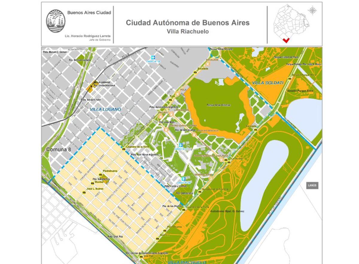 El Gobierno de la Ciudad propone cambiar el nombre de Villa Riachuelo