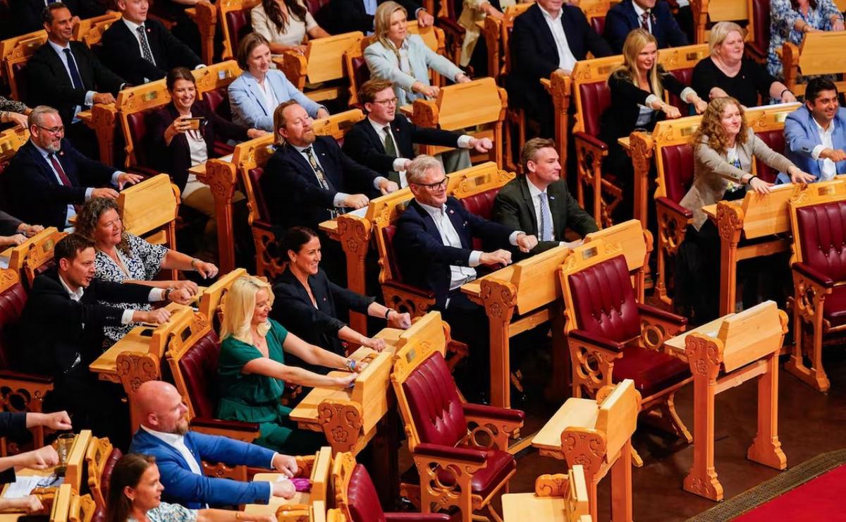Legisladores del Parlamento de Noruega. (Foto: HAKON MOSVOLD LARSEN - NTB)