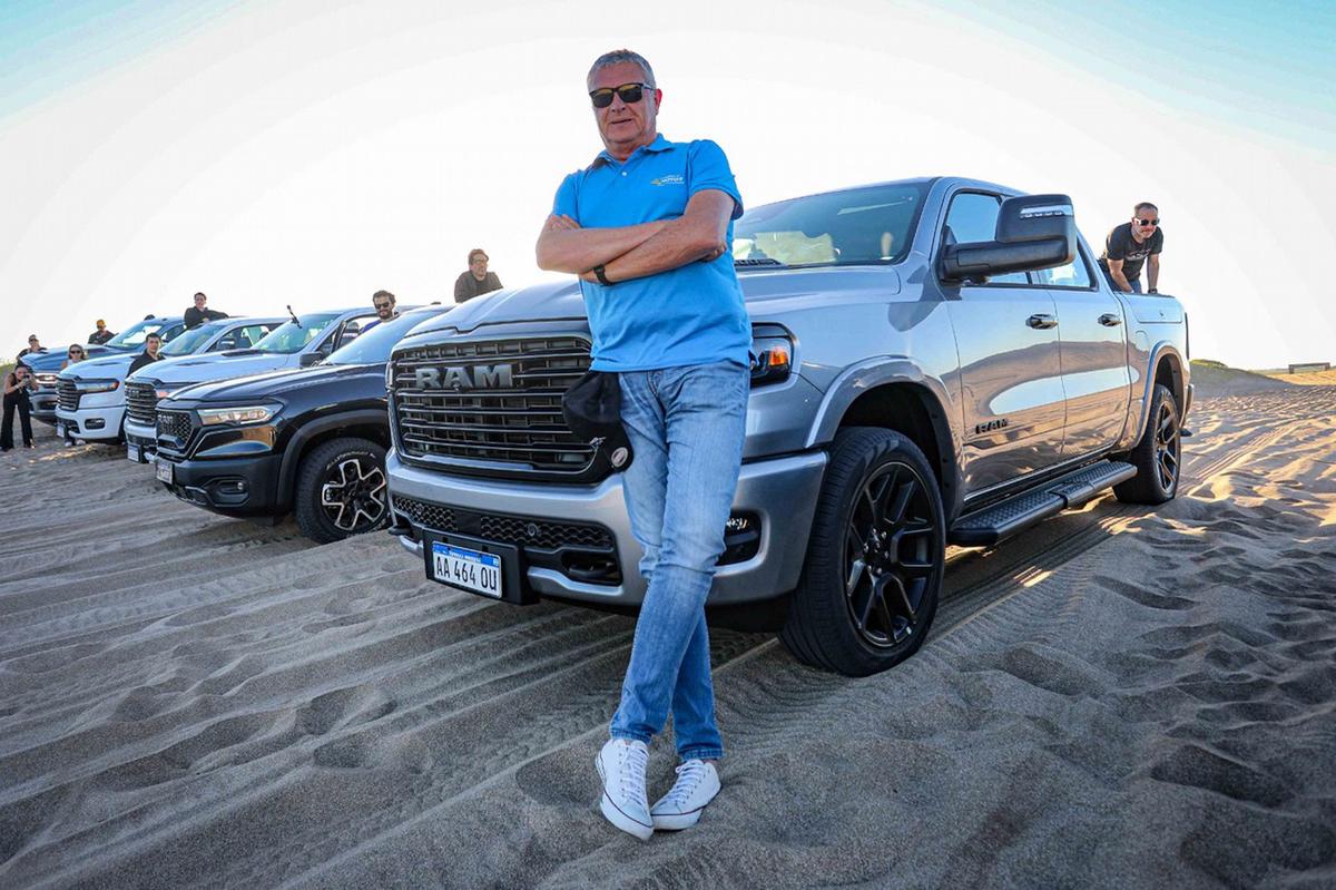 FOTO: Cadena3 en el adelanto de RAM Argentina en Pinamar
