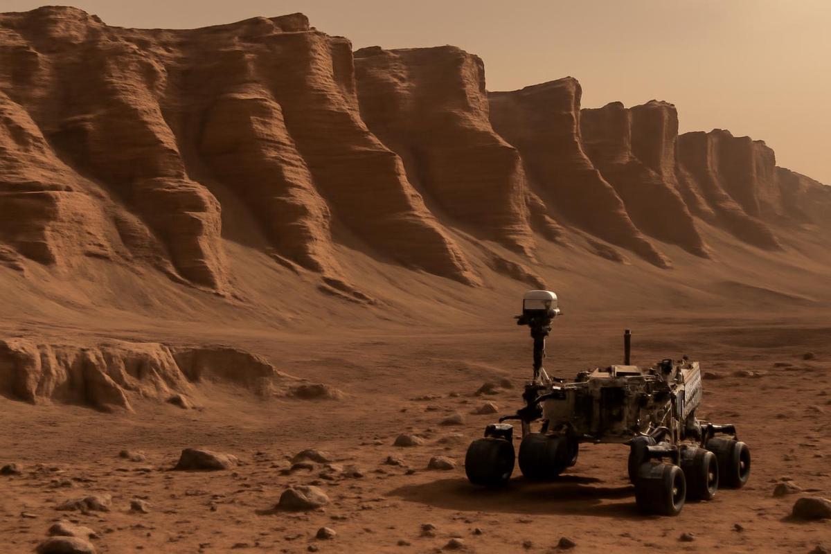 El rover Curiosity de la NASA en Marte