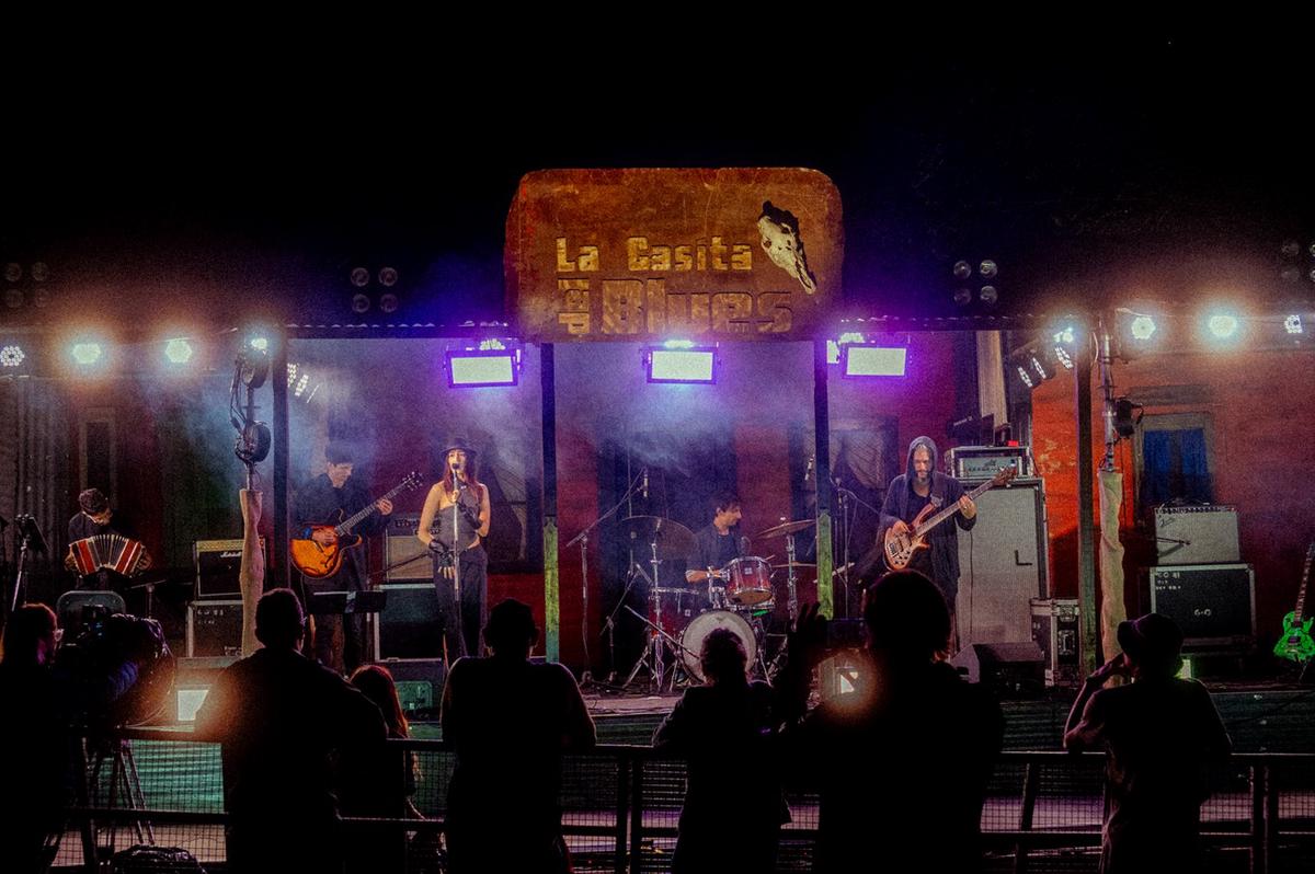 Loretta Sorbello se presentó en el Cosquín Rock.