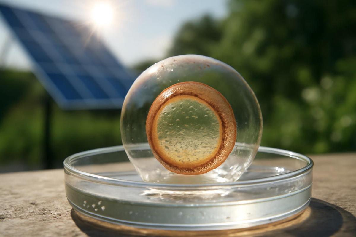 Nanoreactor que transforma luz solar en peróxido de hidrógeno