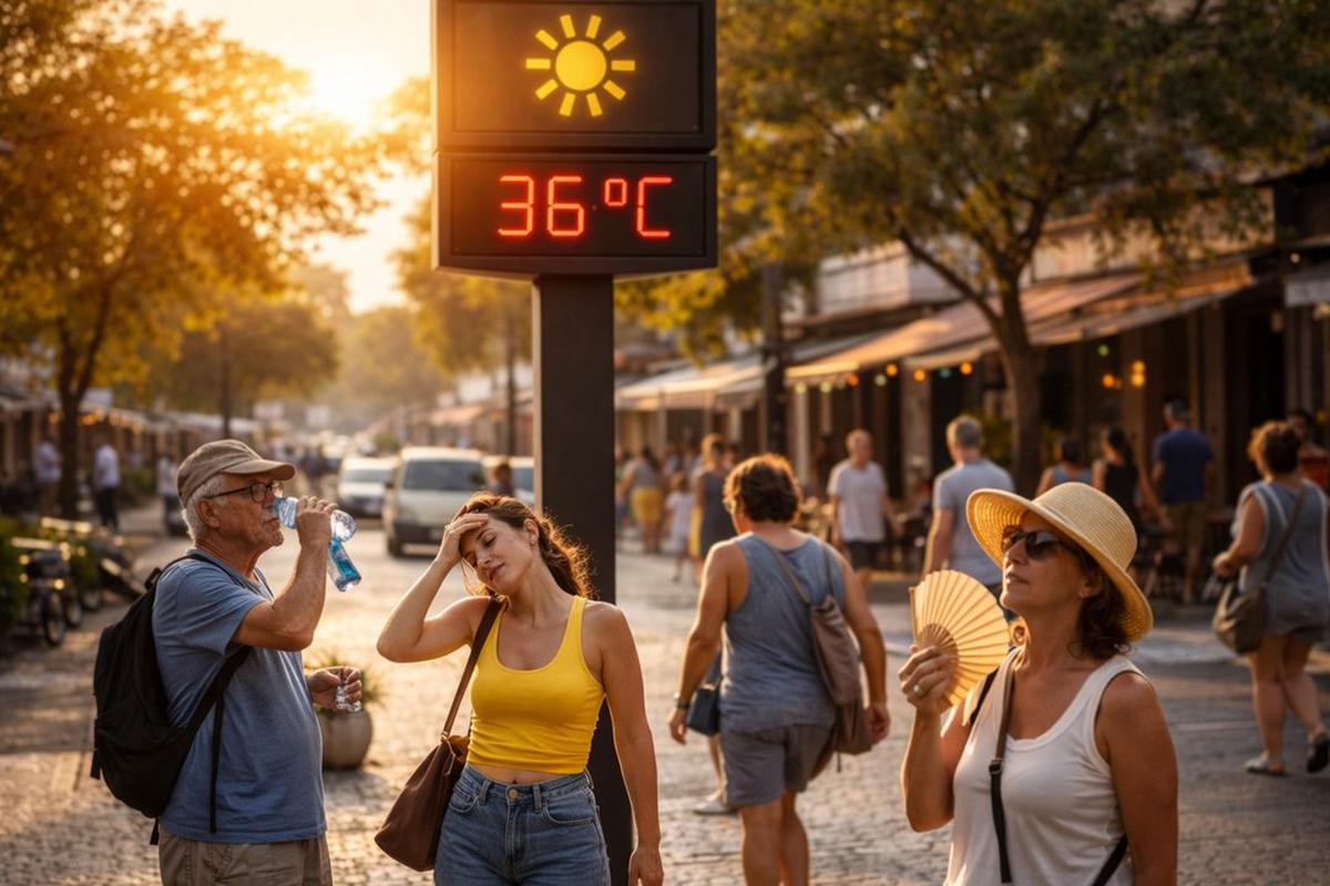 Alerta por calor extremo.