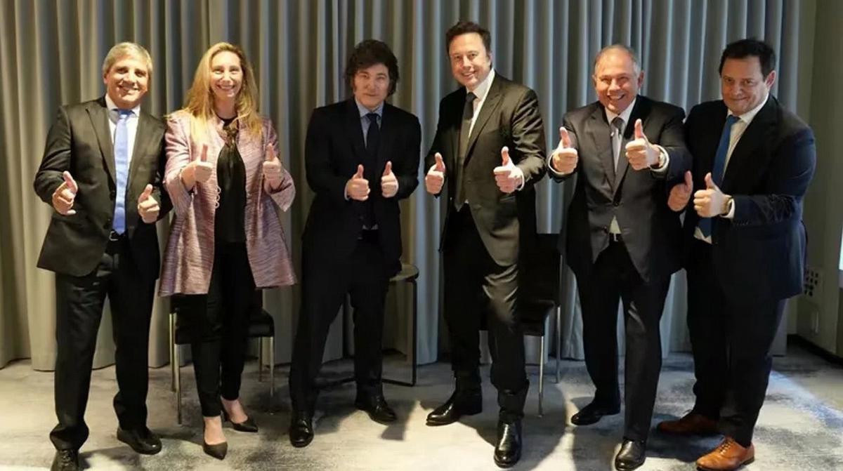 FOTO: Milei se reunió con Musk previa a participar en la ONU