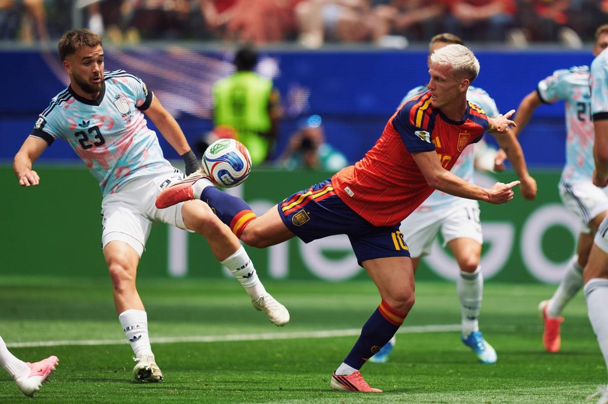 España y Bélgica se miden en un encuentro vibrante. (Foto: @SEFutbol)