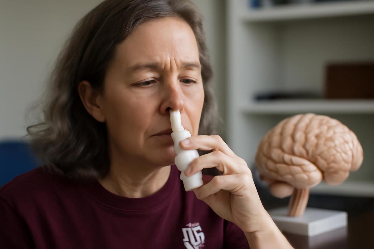 Aerosol nasal que podría revertir el envejecimiento cerebral