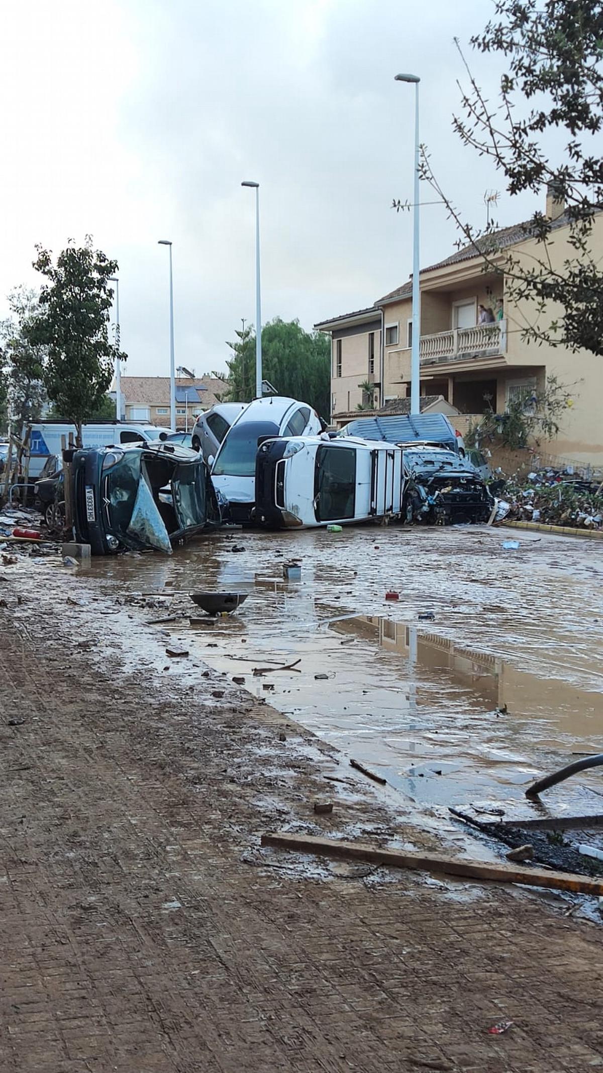 FOTO: El temporal en Valencia dejó un escenario dantesco.