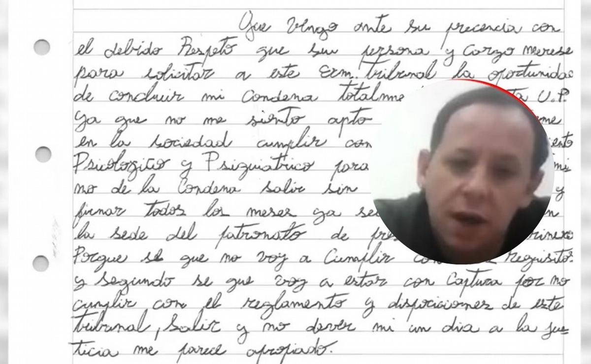 Augusto Pacicco, presentó una carta ante el Tribunal Oral Federal N.º 3 de Córdoba.