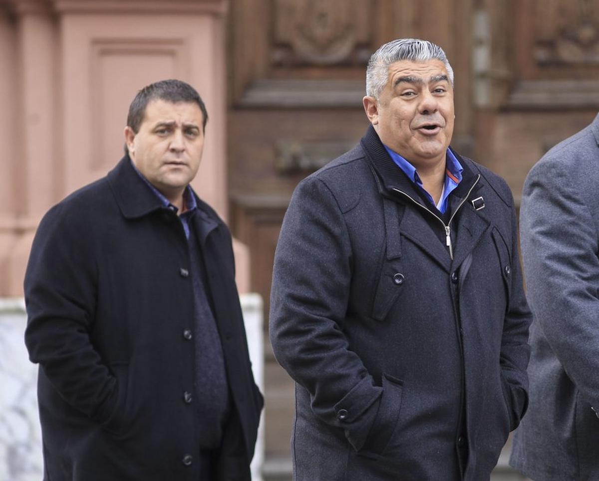 Claudio Tapia y Pablo Toviggino. Foto Agencia NA.