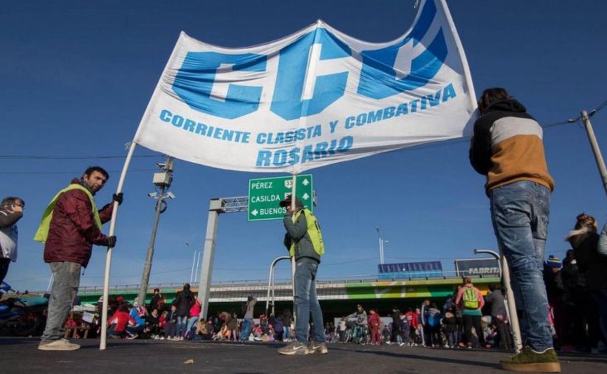 La Corriente Clasista y Combativa (CCC) es una de las organizaciones que protesta.