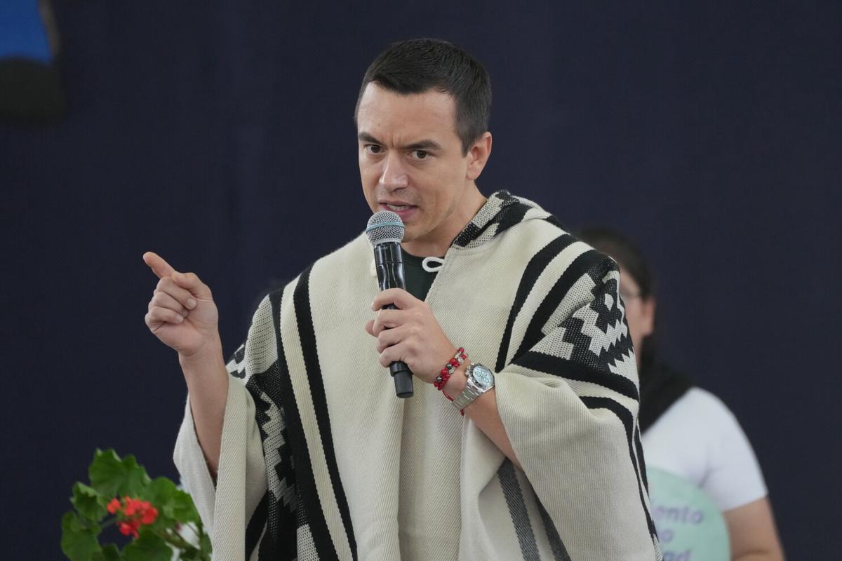 Presidente ecuatoriano Daniel Noboa dice que fue objeto de un presunto intento de envenenamiento