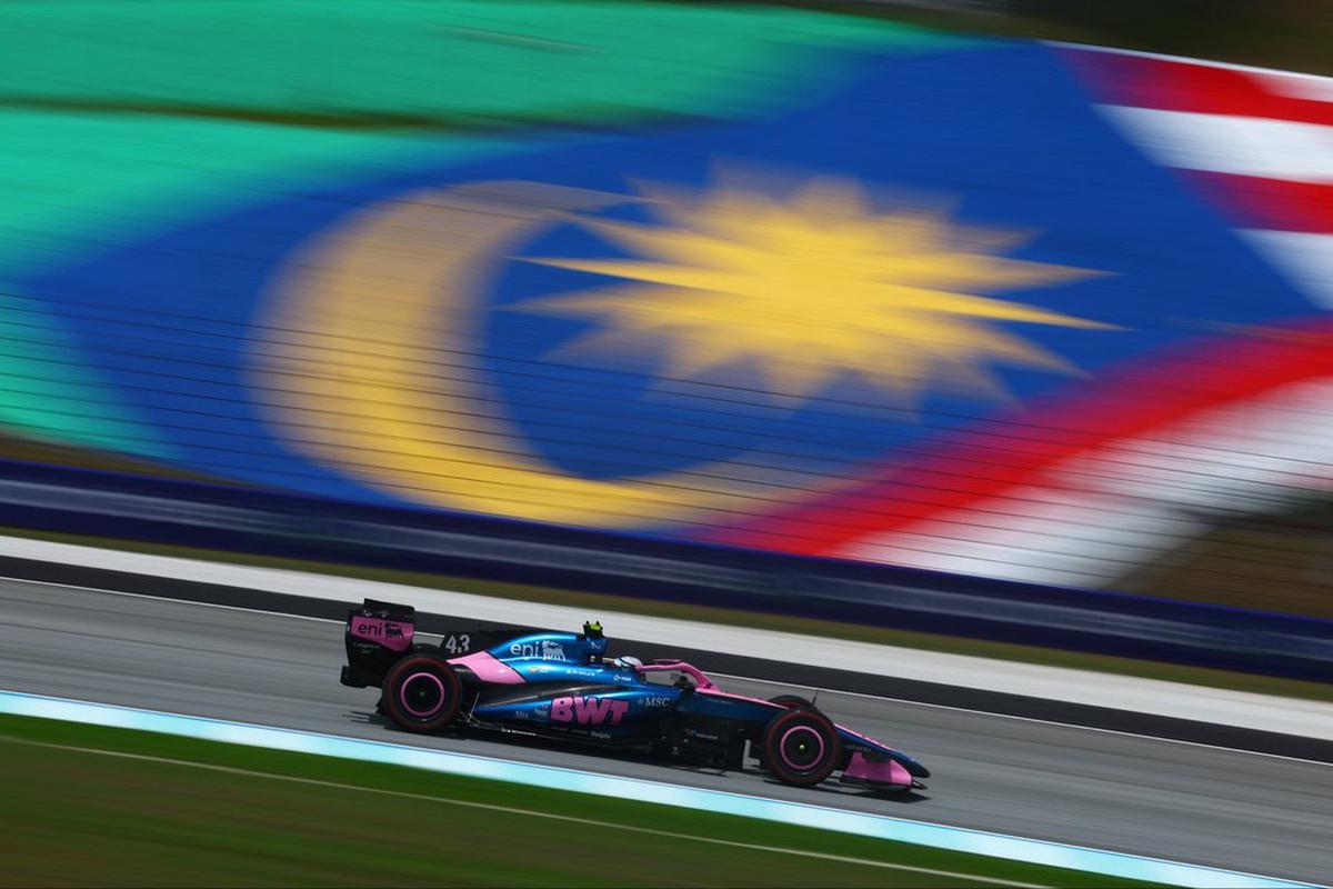 Colapinto en Sepang.