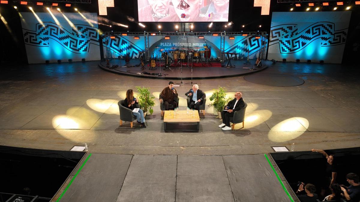 Milo J en una charla mano a mano con Cadena 3. (Foto: Daniel Cáceres)