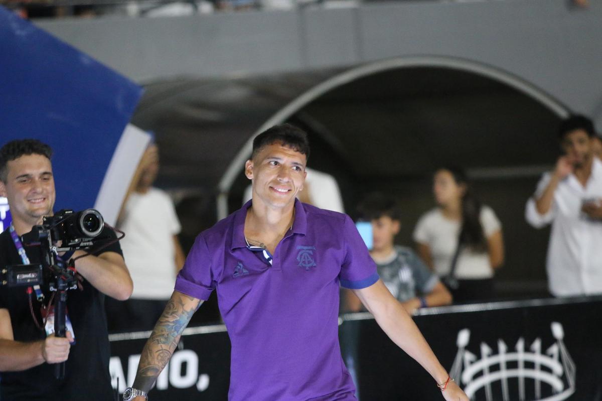 FOTO: Todo es alegría en Talleres por el título de la Supercopa Internacional. 