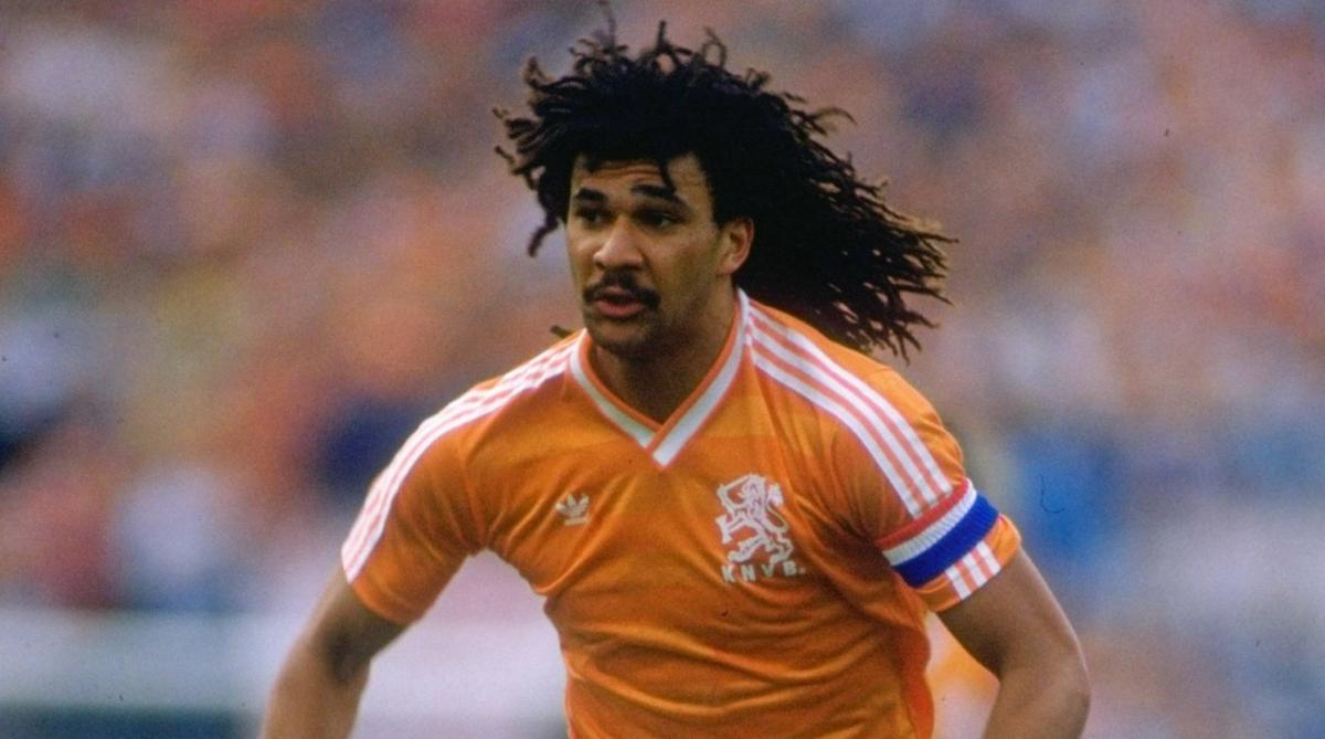 Ruud Gullit, histórico futbolista de Países Bajos.