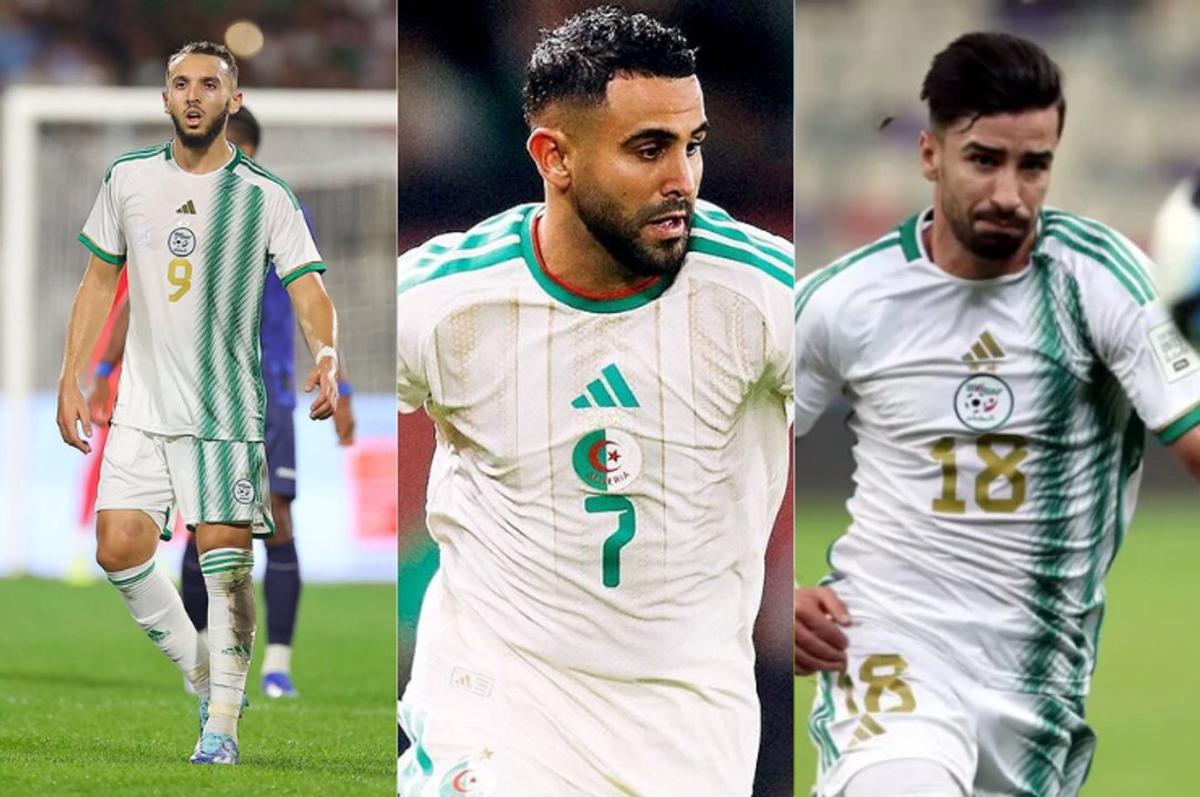 Las figuras de Argelia para el debut ante la Selección argentina.