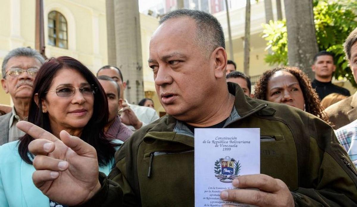 FOTO: Diosdado Cabello, ministro del Interior y Justicia de Venezuela. (Foto: archivo)