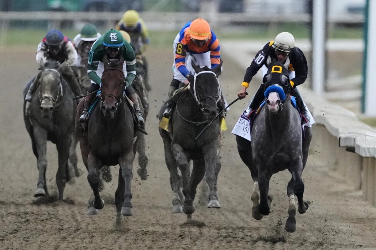 Napoleon Solo supera a Iron Honor por 1 1/4 cuerpos y gana Preakness en Laurel Park
