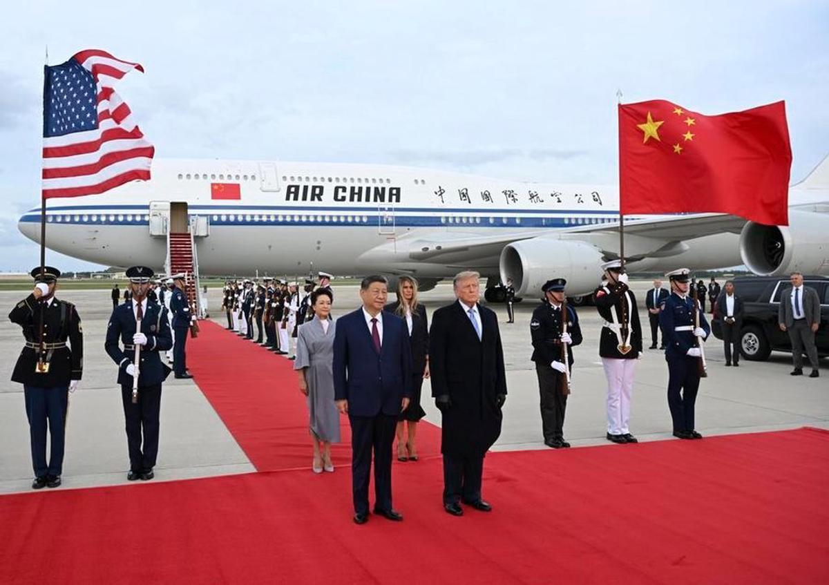 Recibimiento de la comunidad china en los Estados Unidos para el presidente Xi Jinping.