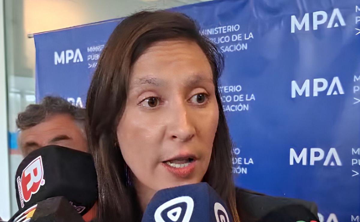 La fiscal Laura Riccardo representa a la Fiscalía contra los acusados.