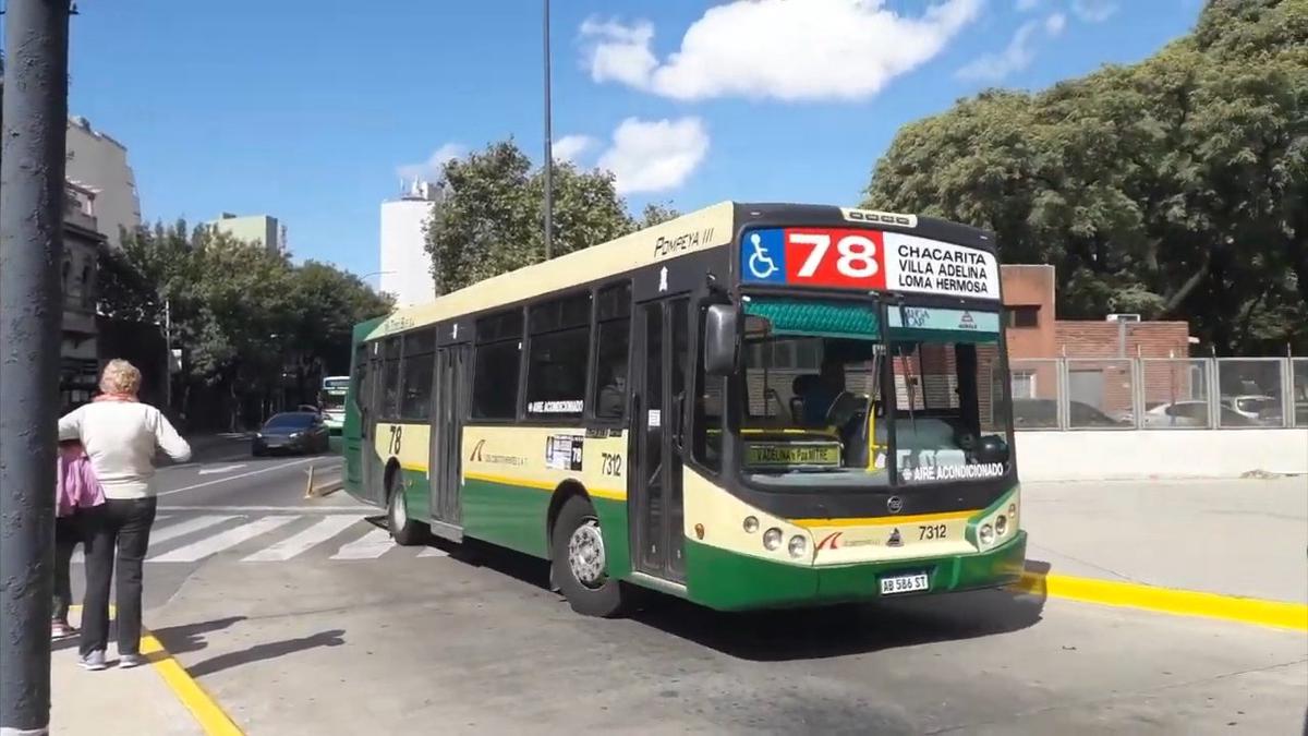 Seis heridos tras el choque de colectivos en Chacarita