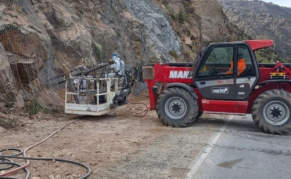 Corte total del Camino de Altas Cumbres por trabajos de mantenimientos en laderas.
