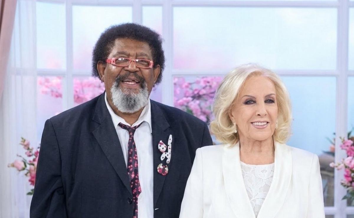 Mirtha Legrand y el Negro Rada.