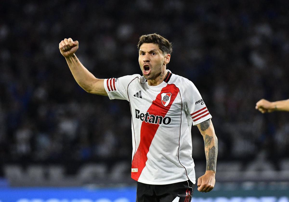 Gonzalo Montiel, jugador de River Plate. FOTO: (X/REDES@RiverPlate)/NA.