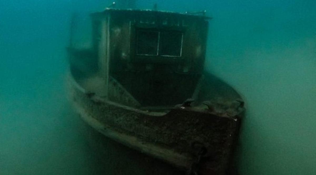 FOTO: Hallaron un barco que estaba hundido hace un más de un siglo en el Nahuel Huapi